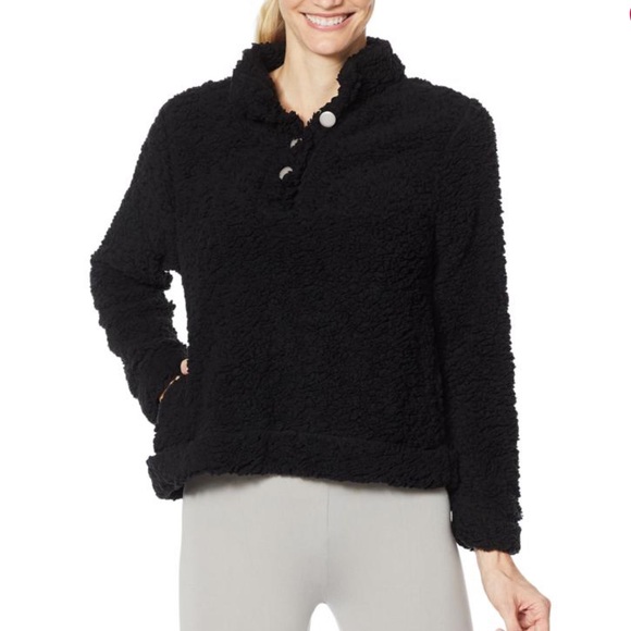 BEARPAW 2-piece Sherpa Pullover with Printed Legging - Picture 4 of 14